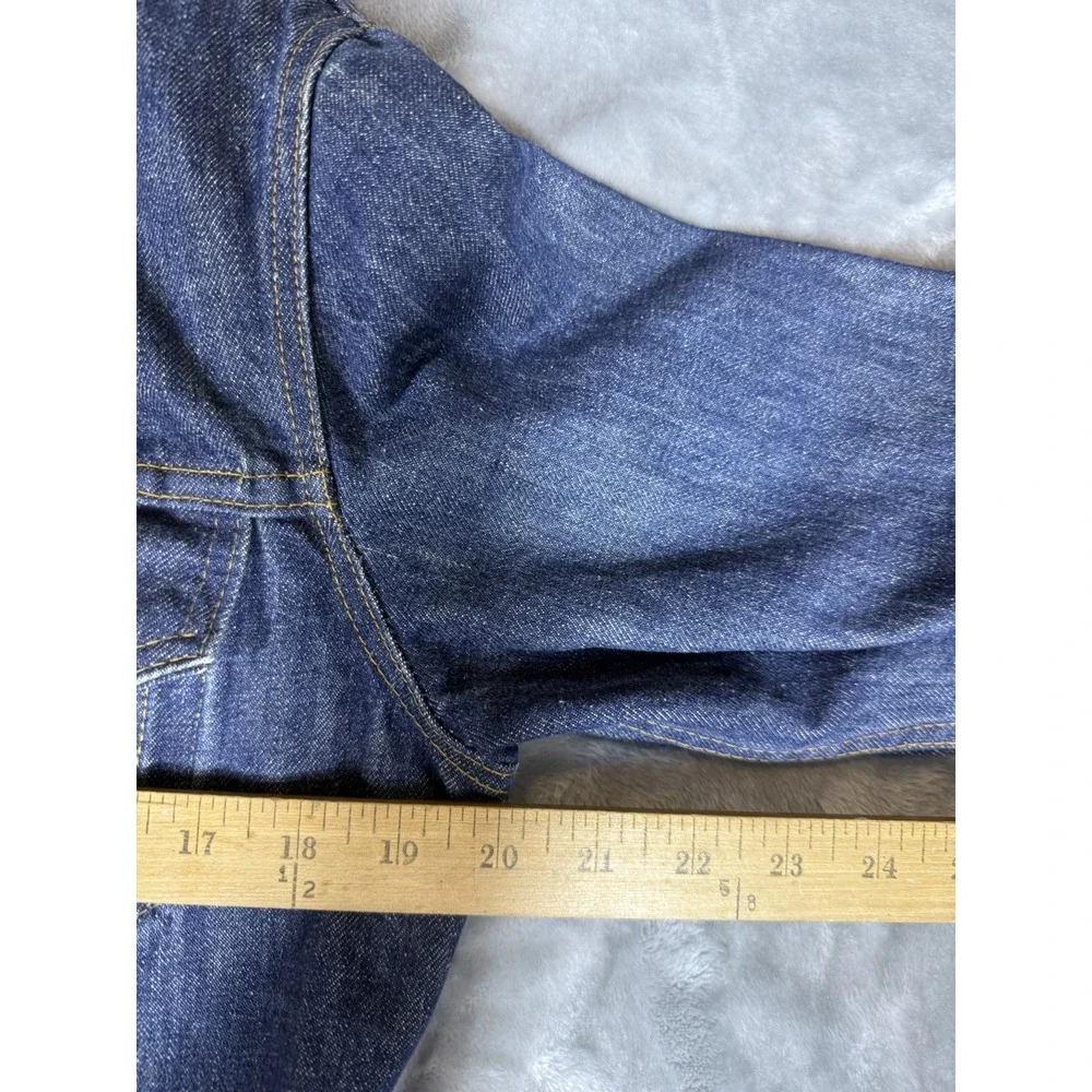 Vintage 70s Levis 71205 0217 Mens Size 42L Denim Trucker Jacket Made USA Type 3